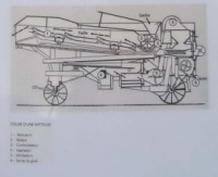 Batteuse Merlin (1949) (30eme fete des moissons de Saint-Jean-de-Touslas) (coupe)